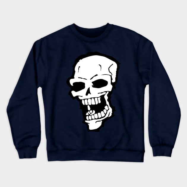 Screaming Skull Crewneck Sweatshirt by deancoledesign